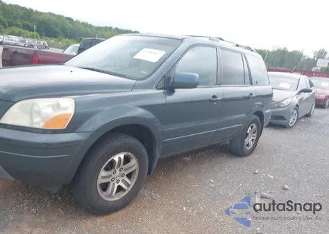 2005 Honda Pilot Ex-L from USA, damaged, VIN 5FNYF18615B014949